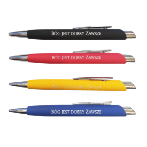 Długopis metalowy - BÓG JEST DOBRY ZAWSZE (MG-DL-025)