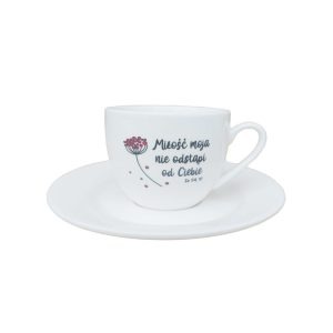 Zestaw Filiżanek Ukochałem cię odwieczną miłością (MG-FS-011)