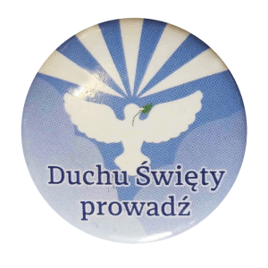 Znaczek Button DUCHU ŚWIĘTY PROWADŹ (MG-ZB-118)