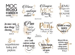 Formatka okrągła MOC MOJA WZRASTA (MG-NFO-034)