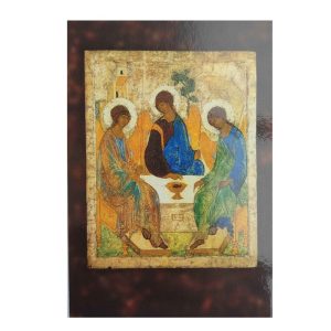 KARTKA - Trójca Święta Rublow z ramką (MG-KP-209)