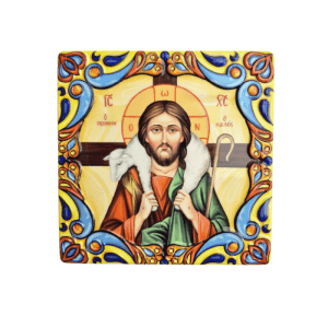 Dobry Pasterz - ceramika (płytka polimer)(MG-P-003)