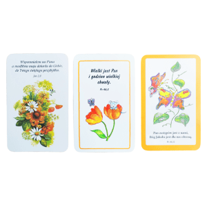 Karteczka z tekstem biblijnym (MG-KPM-001)