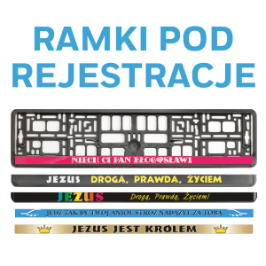 RAMKI POD TABLICE REJESTRACYJNE