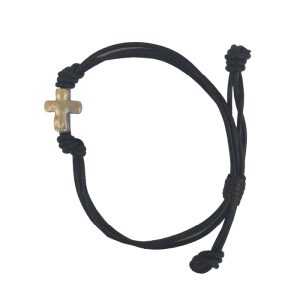 Bransoletka sznurek z krzyżykiem (MG-BZ-042)