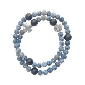 Bransoletka Różaniec pełny - Św. Benedykt (MG-BZ-043)